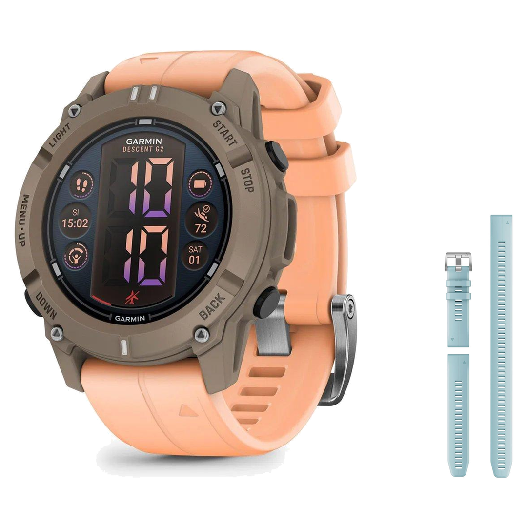 Garmin Descent G2 Dive Computer + QuickFit 22 Band Package