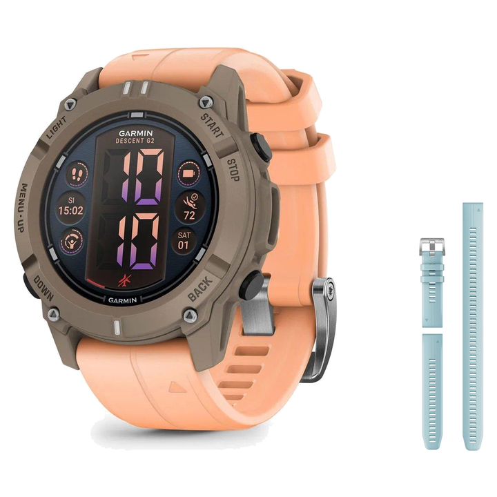 Garmin Descent G2 Dive Computer + QuickFit 22 Band Package