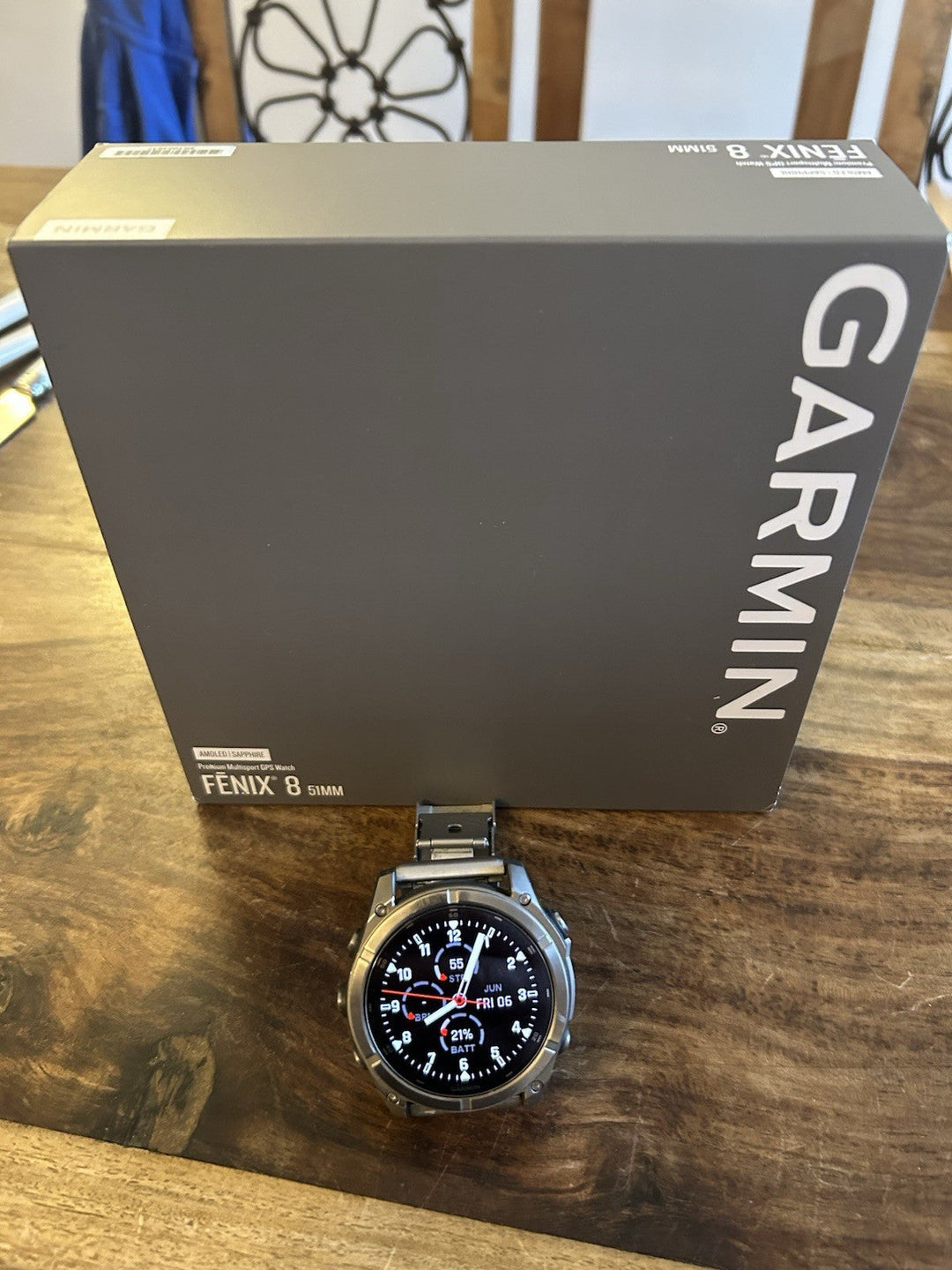 Garmin Fenix 8 AMOLED Sapphire Edition 51mm GPS Smartwatch