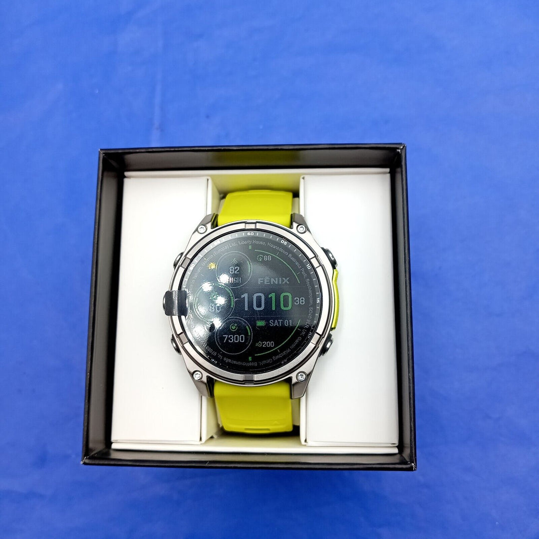 Garmin Fenix 8 Solar Sapphire 47mm – Titanium Bezel – Brand New (Opened Box)